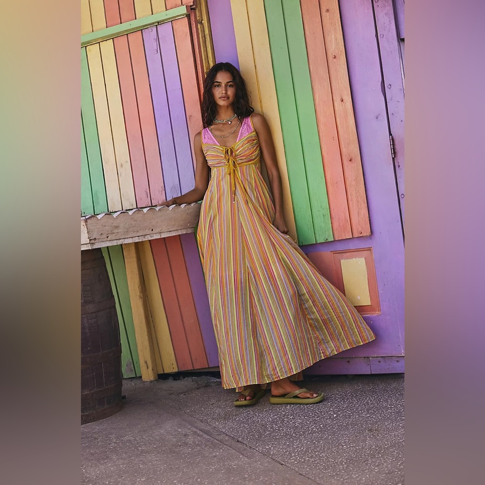 NWT Free People Dream Weaver Maxi Dress - Picture 6 of 11
